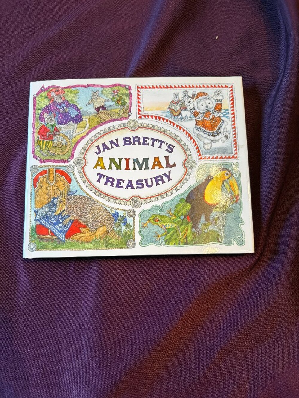 Jan Brett's Animal Treasury Hardcover Story Collection Book